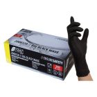 Nitras Black Nitrile Gloves - box of 200