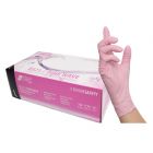 Nitras Pink Nitrile Gloves