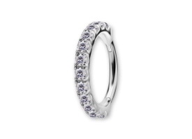 NF CoCr Big Jewelled Hinged Ring