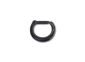 PVD Black Steel Hinged Septum Ring