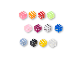 Acrylic Screw on Dice