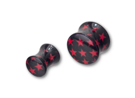 Acrylic Red Star Plug