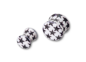 Acrylic Black Star Plug