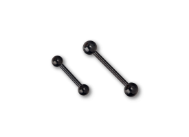 PVD Black Steel Barbell