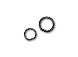 PVD Black Steel Bar Closure Ring