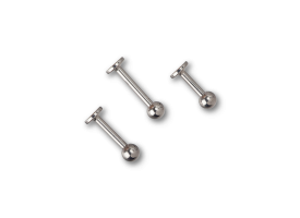 Steel Mini Labret with Thick Backplate