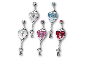 Steel Crystal Heartlock Banana