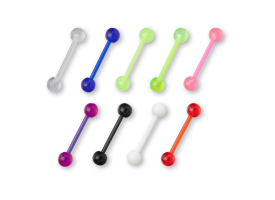 Bioplast Barbell with Acrylic Balls