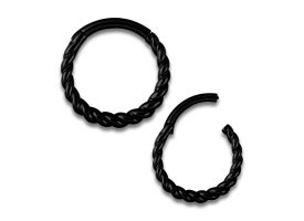 PVD Black Steel Hinged Rope