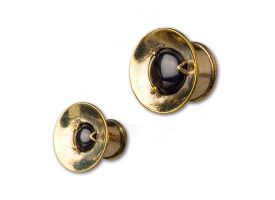 Brass Ear Plug - style 43