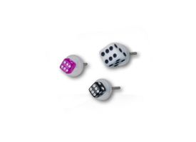 UV Dice Earstuds