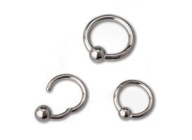 Steel Hinged Ball Closure Ring