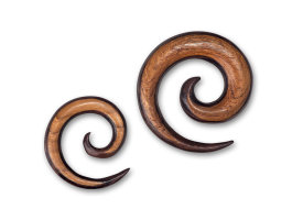 Mixed Teak & Sono Wood Spiral