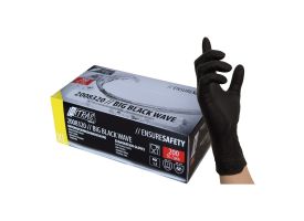 Nitras Black Nitrile Gloves - box of 200