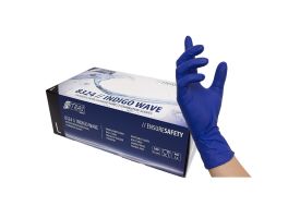 Nitras Indigo Nitrile Gloves