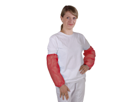 PE-Protective Sleeves - Red - pack of 100