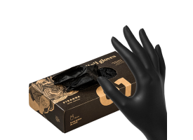 Piranha Black Nitrile Gloves