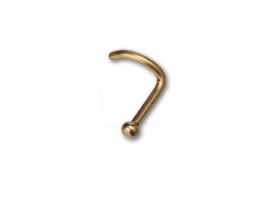 PVD Gold Steel Ball Nose Stud