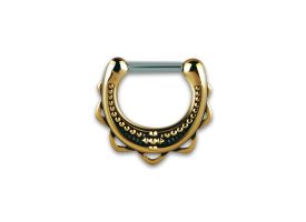 Brass Septum Clicker - Style 4