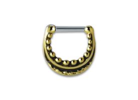 Brass Septum Clicker - Style 7