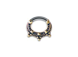 Brass Curved Septum Clicker - style 3