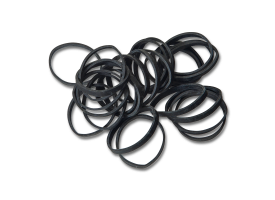 Thick Rubber Bands black