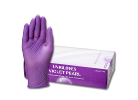 Violet Pearl Nitril Gloves