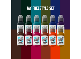 World Famous Limitless Tattoo Ink - Jay Freestyle Set