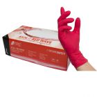 Nitras Red Nitrile Gloves