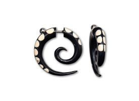 Horn Painted Fake Spiral - style C