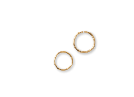PVD Gold Steel Continuous Ring