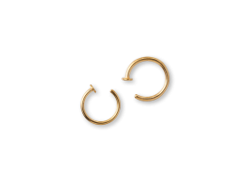 PVD Gold Steel Open Nose Ring