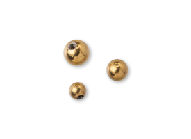 PVD Gold Steel Screw on Ball