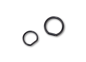 PVD Black Titanium Bar Closure Ring