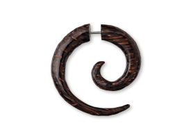 Palm Wood Fake Spiral