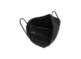 Zwart KN95 Mondmasker