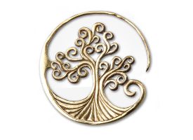 Brass Earring Hanger - Tree of life - Pair