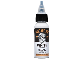 Eternal Tattoo Ink 1oz. Vintage Ink - White