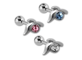 Cast Jewelled Barbell - style 46