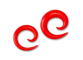 Pyrex Red Spiral