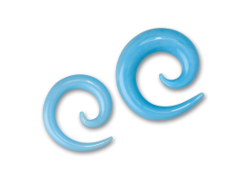 Pyrex Sky Blue Spiral
