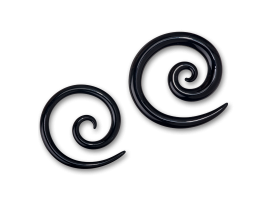 Pyrex Black Super Spiral
