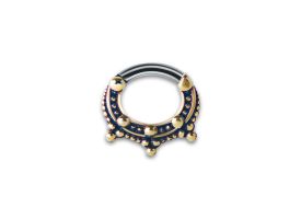 Brass Curved Septum Clicker - style 3