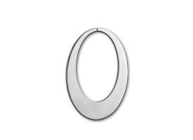 Steel Earring for Tunnel - Oval Small