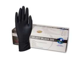 300 Select Black Latex Gloves