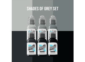 World Famous Limitless Tattoo Ink - Shades Of Grey Set