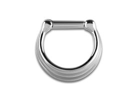 Steel Septum Clicker 3-Rings