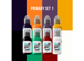 World Famous Limitless Tattoo Ink - Primary Colours Set 1
