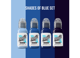 World Famous Limitless Tattoo Ink - Shades of Blue Collection
