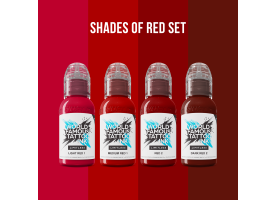 World Famous Limitless Tattoo Ink - Shades of Red Collection